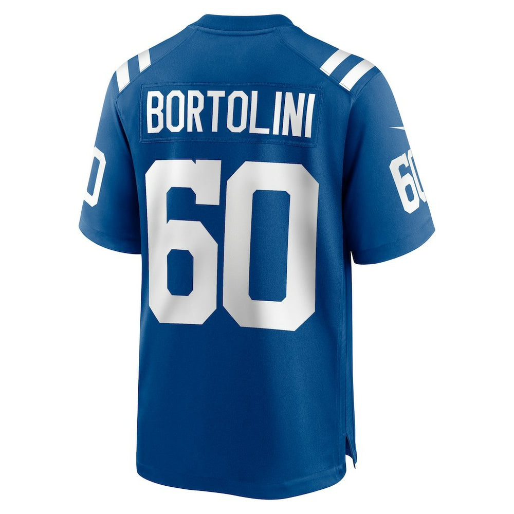 Tanor Bortolini Indianapolis Colts Game Jersey Royal | Nike for Sale