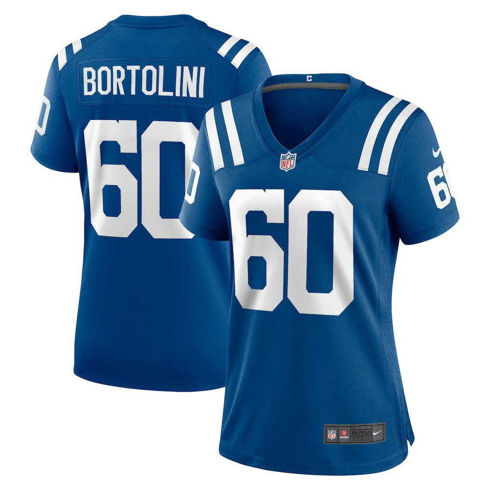 Tanor Bortolini Indianapolis Colts Women's Game Jersey Royal | Nike for Sale