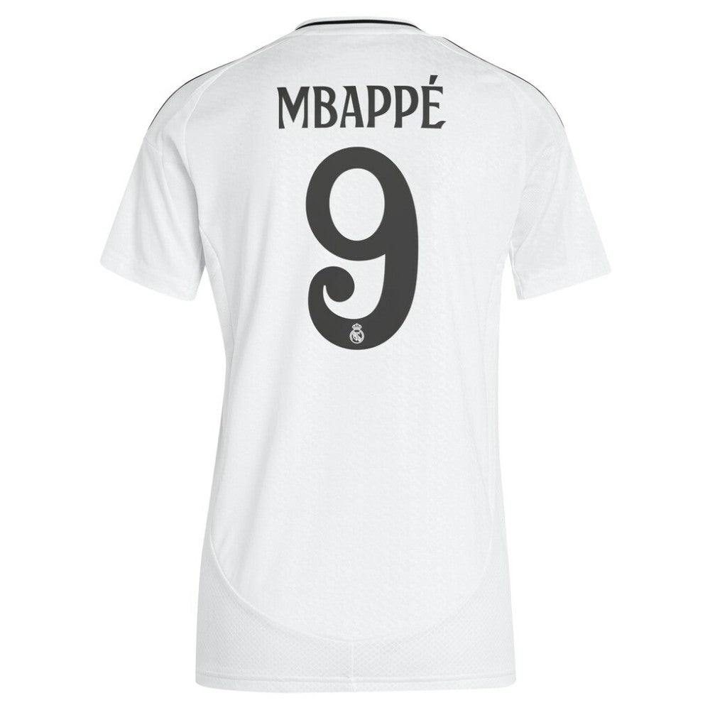 Kylian Mbappé Real Madrid Women's 2024/25 Home Replica Player Jersey White | Adidas Online
