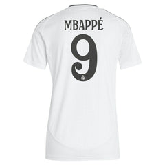 Kylian Mbappé Real Madrid Women's 2024/25 Home Replica Player Jersey White | Adidas Online