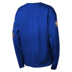 Philadelphia 76ers Youth Hardwood Classics All Over Long Sleeve T-Shirt Royal - NBA