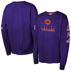 Phoenix Suns Youth Hardwood Classics All Over Long Sleeve T-Shirt Purple - NBA