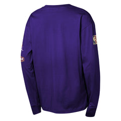 Phoenix Suns Youth Hardwood Classics All Over Long Sleeve T-Shirt Purple - NBA