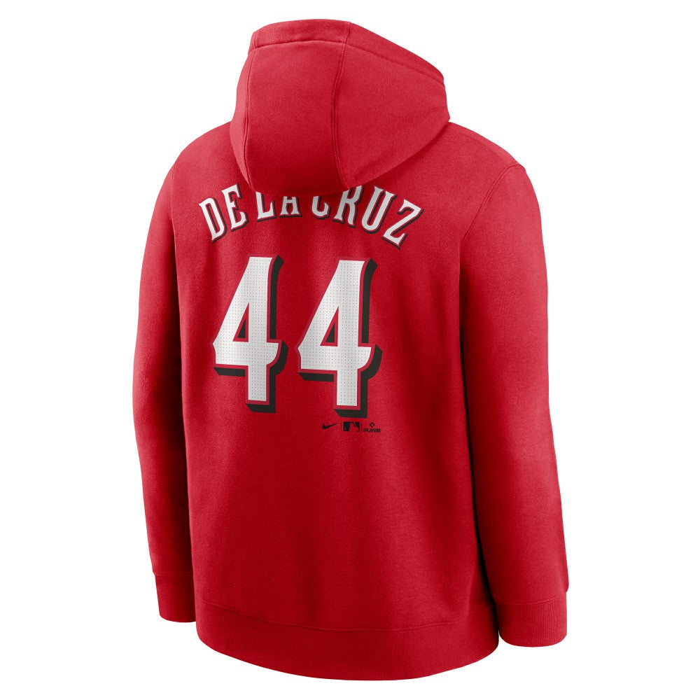 Elly De La Cruz Cincinnati Reds Nike Player Name & Number Club Pullover Hoodie - MLB