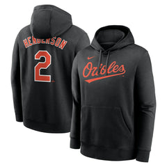 Gunnar Henderson Baltimore Orioles Nike Player Name & Number Club Fleece Pullover Hoodie - MLB