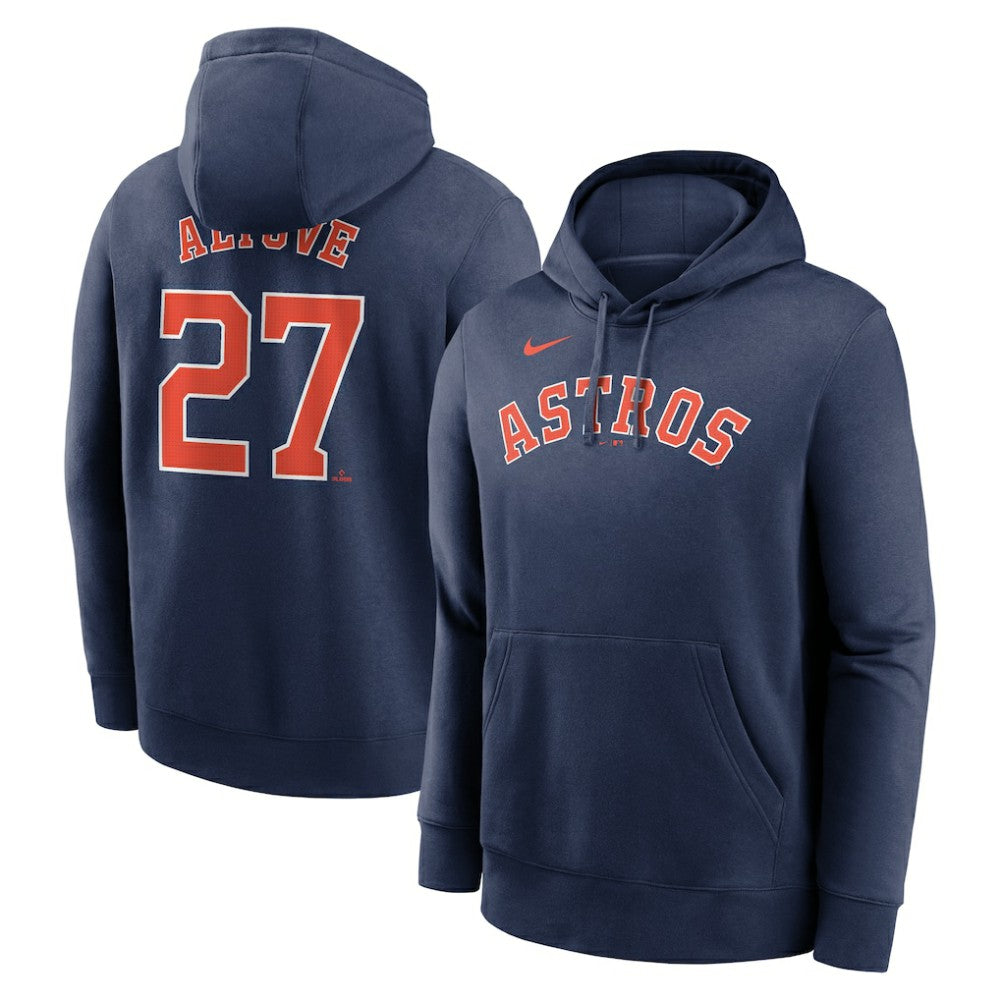 Jose Altuve Houston Astros Nike Player Name & Number Club Fleece Pullover Hoodie - MLB