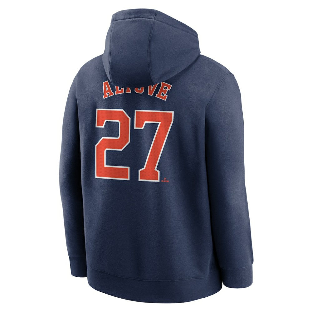 Jose Altuve Houston Astros Nike Player Name & Number Club Fleece Pullover Hoodie - MLB
