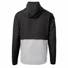 New York Jets Cutter & Buck Monochromatic Logo Charter Eco Recycled Half-Zip Anorak Jacket Black/Gray | NFL