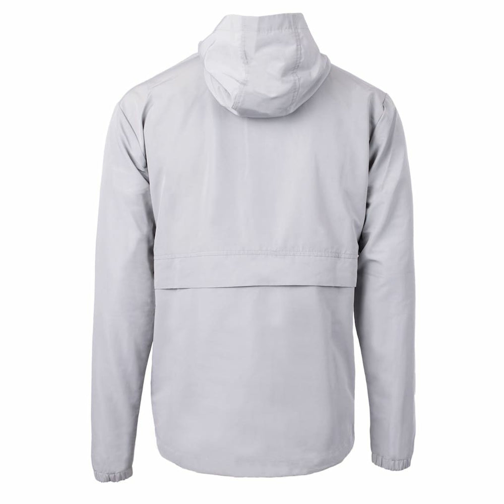 New York Jets Cutter & Buck Primary Logo Charter Eco Recycled Half-Zip Anorak Jacket Gray | NFL