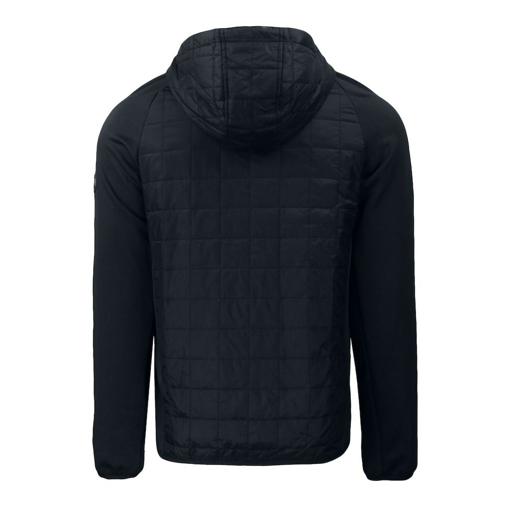 New York Jets Cutter & Buck Primary Logo Rainier PrimaLoft Eco Full-Zip Hybrid Jacket Black | NFL
