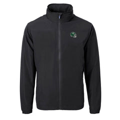 New York Jets Cutter & Buck Big & Tall Helmet Charter Eco Knit Recycled Full-Zip Jacket Black | NFL