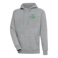 Boston Celtics Antigua 2024 NBA Finals Champions Victory Raglan Pullover Hoodie Heather Gray - NBA
