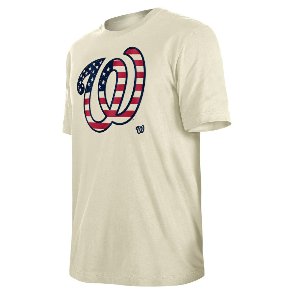 Washington Nationals New Era Americana Flag Fill T-Shirt - MLB
