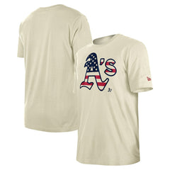 Athletics New Era Americana Flag Fill T-Shirt - MLB