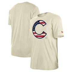 Chicago Cubs New Era Americana Flag Fill T-Shirt - MLB