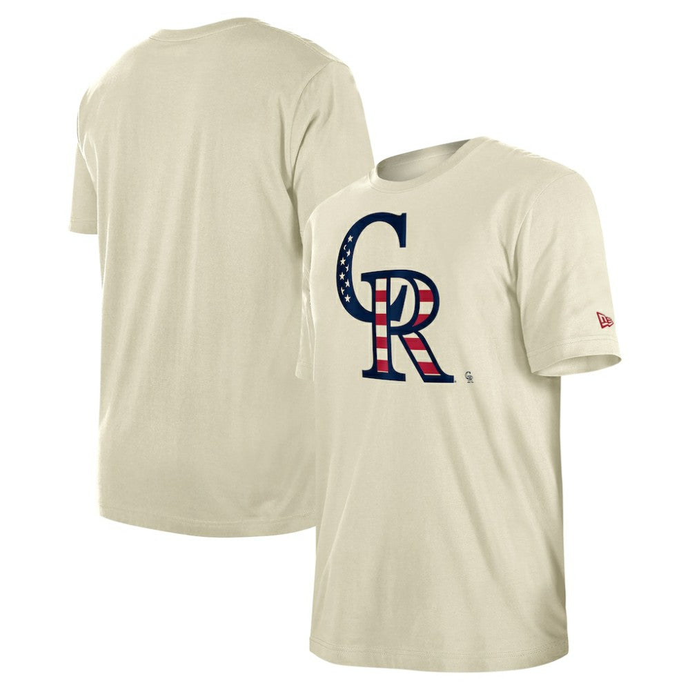 Colorado Rockies New Era Americana Flag Fill T-Shirt - MLB
