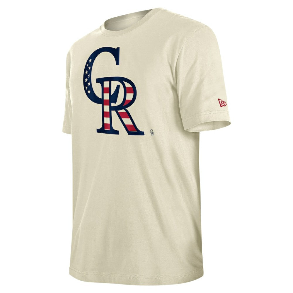 Colorado Rockies New Era Americana Flag Fill T-Shirt - MLB