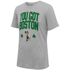 Boston Celtics Stadium Essentials 18-Time NBA Finals Champions We Got 18 Banners T-Shirt Heather Gray - NBA