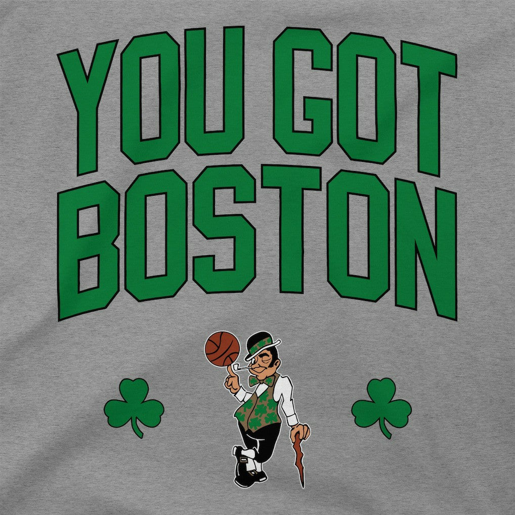 Boston Celtics Stadium Essentials 18-Time NBA Finals Champions We Got 18 Banners T-Shirt Heather Gray - NBA