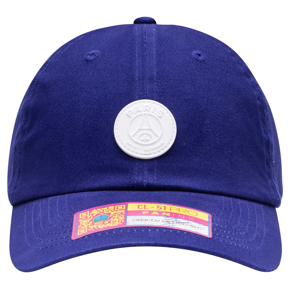Paris Saint-Germain Fan Ink Casuals Adjustable Hat Navy - FIFA World CUP