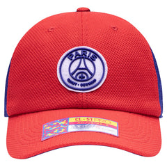 Paris Saint-Germain Fan Ink Male Adult Striker Adjustable Hat Red/Navy - FIFA World CUP