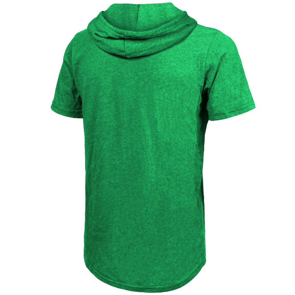 Boston Celtics Majestic Threads Women's 2024 NBA Finals Champions Tri-Blend Short Sleeve Pullover Hoodie Top - Kelly Green - NBA