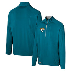 Jacksonville Jaguars Grind Iron Quarter-Zip Top Teal | NFL