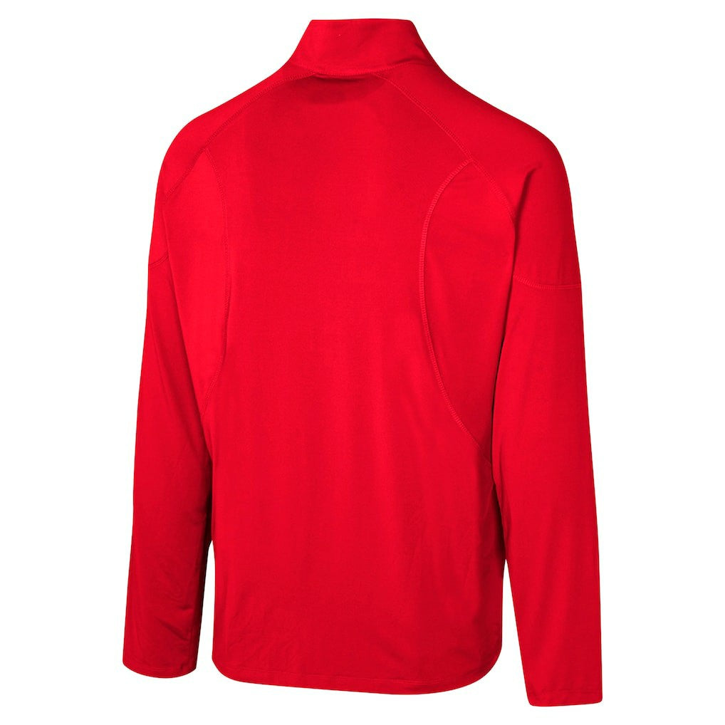Kansas City Chiefs Grind Iron Quarter-Zip Top Red | NFL