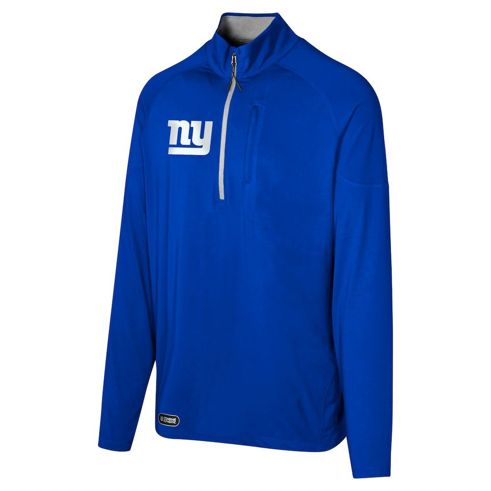 New York Giants Grind Iron Quarter-Zip Top Royal | NFL