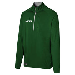 New York Jets Grind Iron Quarter-Zip Top Green | NFL