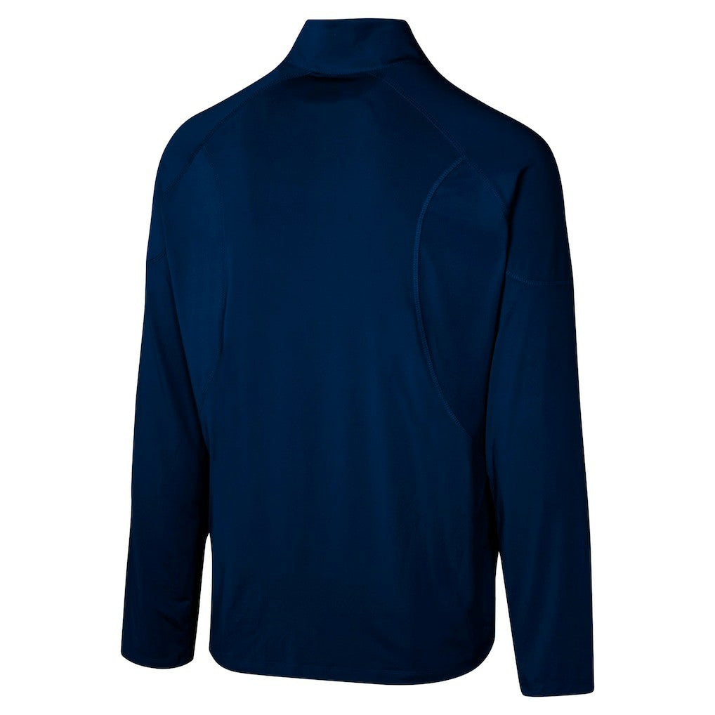 New England Patriots Grind Iron Quarter-Zip Top Navy | NFL