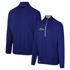 Baltimore Ravens Grind Iron Quarter-Zip Top Purple | NFL