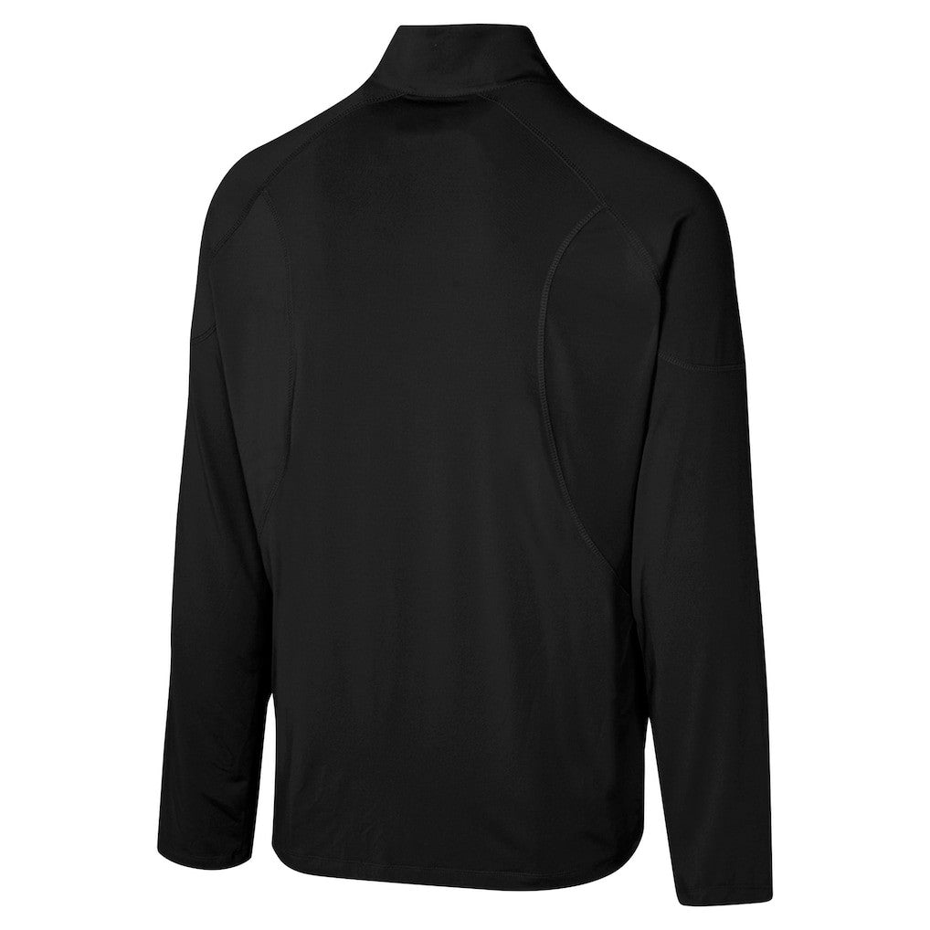 New Orleans Saints Grind Iron Quarter-Zip Top Black | NFL