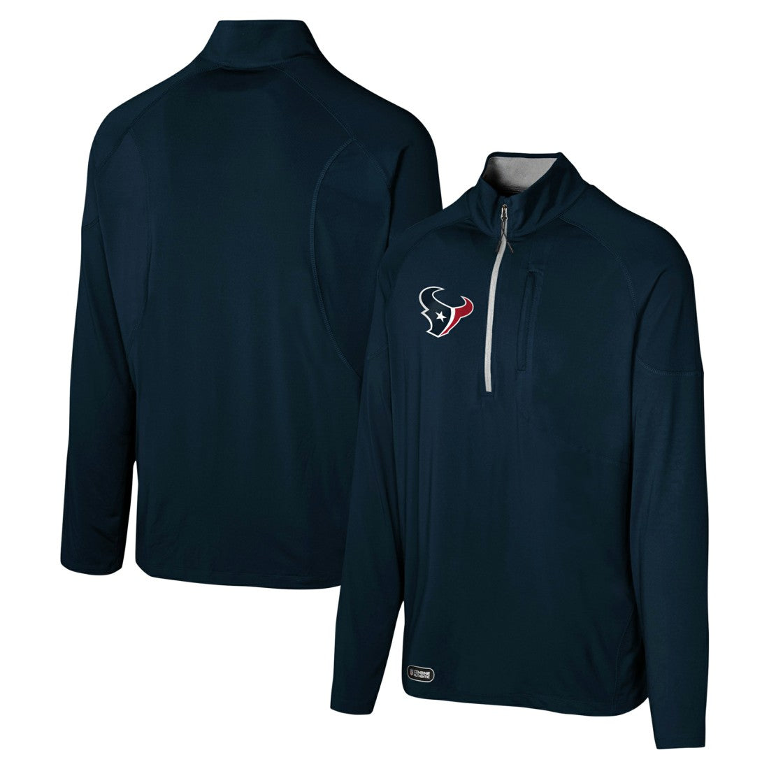 Houston Texans Grind Iron Quarter-Zip Top Navy | NFL