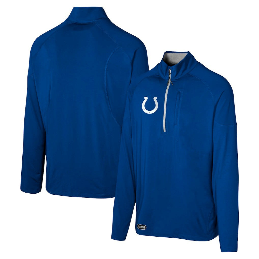 Indianapolis Colts Grind Iron Quarter-Zip Top Royal | NFL