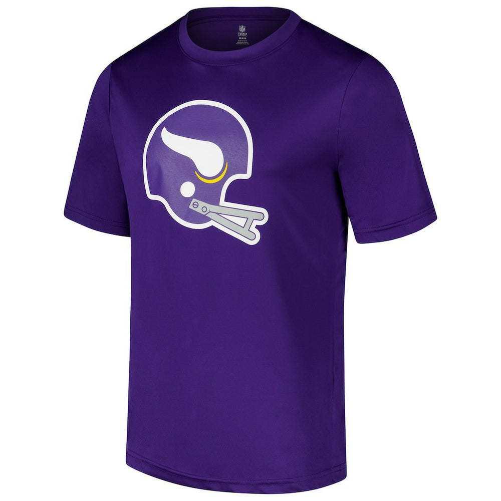 Minnesota Vikings Stadium Retro T-Shirt Purple | NFL