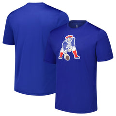 New England Patriots Stadium Retro T-Shirt Royal | NFL