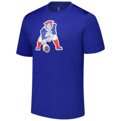 New England Patriots Stadium Retro T-Shirt Royal | NFL
