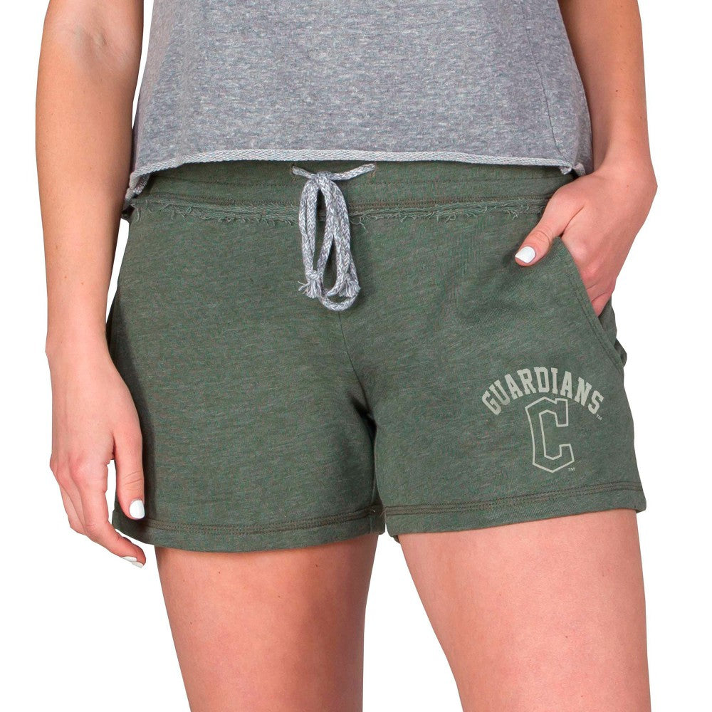 Cleveland Guardians Concepts Sport Women's Mainstream French Terry Tri-Blend Shorts - MLB