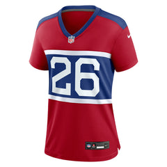 Devin Singletary New York Giants Women's Alternate Game Jersey Century Red | Nike for Sale