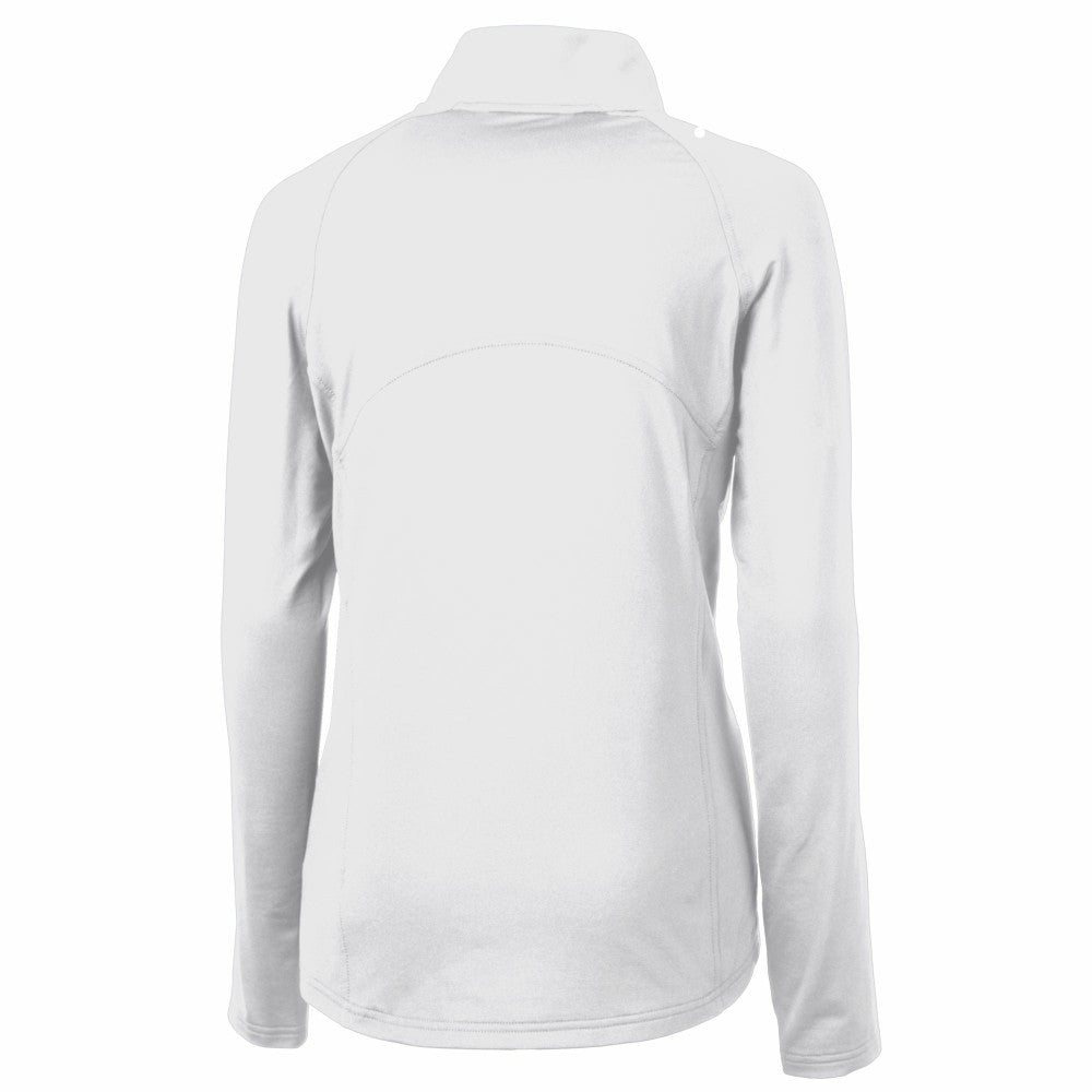 Cleveland Guardians Cutter & Buck Women's Adapt Eco Knit Stretch Recycled Half-Zip DryTec Top - MLB