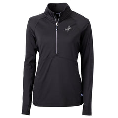 Los Angeles Dodgers Cutter & Buck Women's Adapt Eco Knit Stretch Recycled Half-Zip DryTec Top - MLB