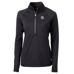 New York Yankees Cutter & Buck Women's Adapt Eco Knit Stretch Recycled Half-Zip DryTec Top - MLB