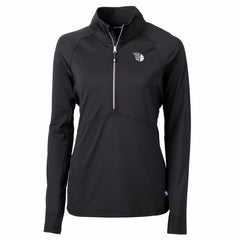Cleveland Guardians Cutter & Buck Women's Adapt Eco Knit Stretch Recycled Half-Zip DryTec Top - MLB