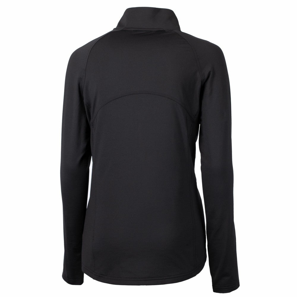 Cleveland Guardians Cutter & Buck Women's Adapt Eco Knit Stretch Recycled Half-Zip DryTec Top - MLB