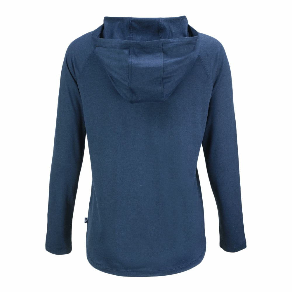 Houston Astros Cutter & Buck Women's Coastline Epic Comfort Eco Recycled Raglan Long Sleeve Hoodie T-Shirt - MLB