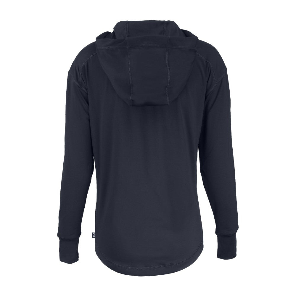 New York Mets Cutter & Buck Women's Daybreak Eco Recycled Half-Zip Hoodie - MLB
