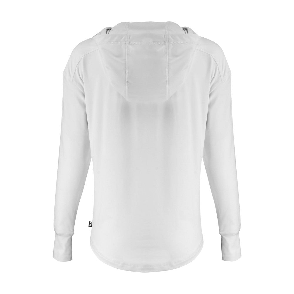 New York Mets Cutter & Buck Women's Daybreak Eco Recycled Half-Zip Hoodie - MLB