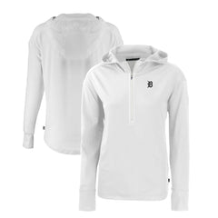 Detroit Tigers Cutter & Buck Women's Daybreak Eco Recycled Half-Zip Hoodie - MLB