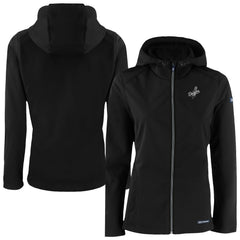 Los Angeles Dodgers Cutter & Buck Women's Evoke Eco Softshell Recycled Full-Zip Hoodie Jacket - MLB